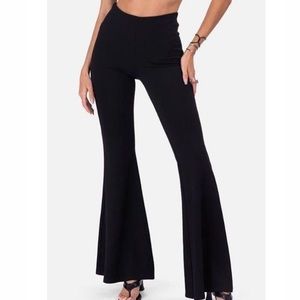 Adika — Bells Flared Pants Black (Size L)  *NWT*